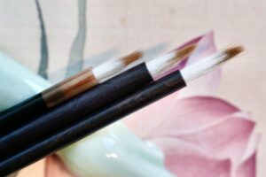 Yangmun S6 Mukhyang Fine Detail Brush Set (3 Pieces) | 양문 S6(묵향) 3종 세필 세트 | Precision Fine Line Ink Brush Set